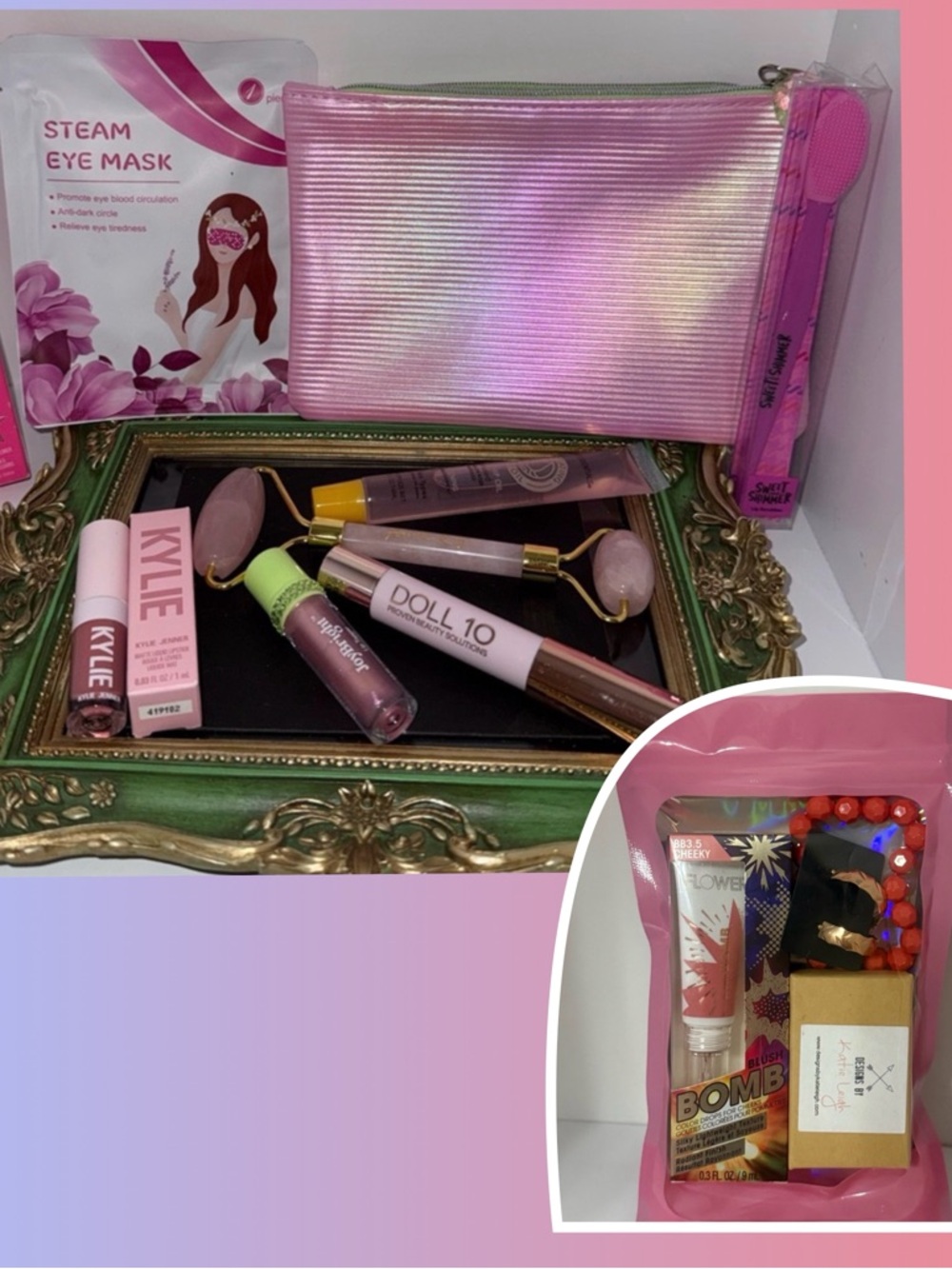 15 piece 💕 Pink jewelry & beauty bundle